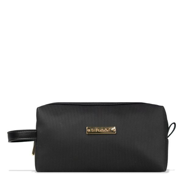 Necessaire Estojo Feminina Canelado EX1097CFP Le Postiche PRETO