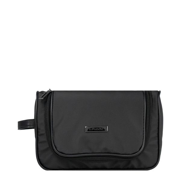 Necessaire Organizadora com Potes Nylon EX239NY Le Postiche PRETO