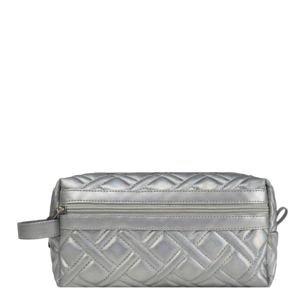 Necessaire Estojo Médio Diamond Matelassê Le Postiche CINZA
