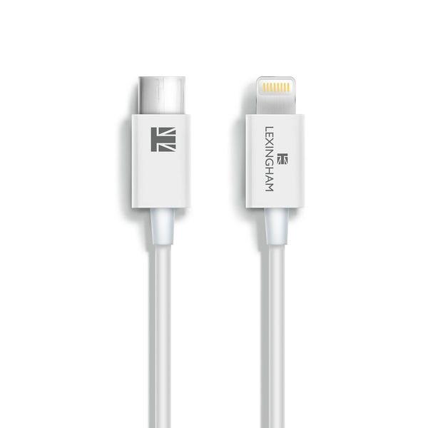 Cabo Lightning USB-C para Iphone Lexingham BRANCO