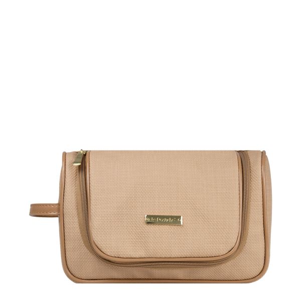 Necessaire Linho Com Potes EX239LH Le Postiche NUDE