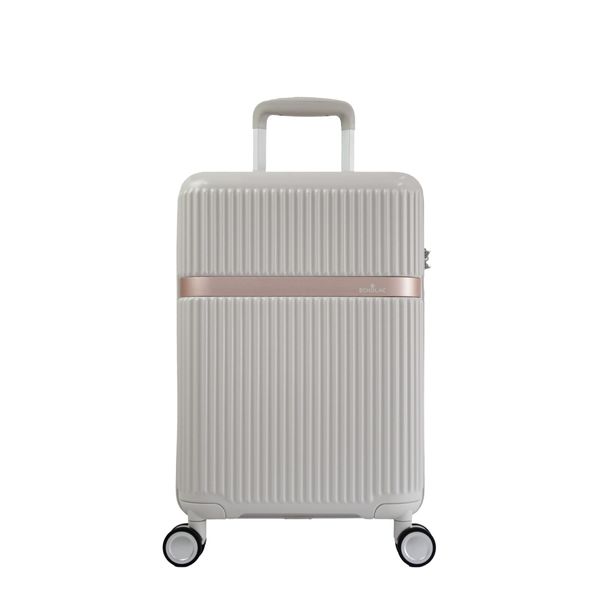 Mala Pequena de Bordo 10kg Rodas Giro 360º Style Line Echolac OFF WHITE