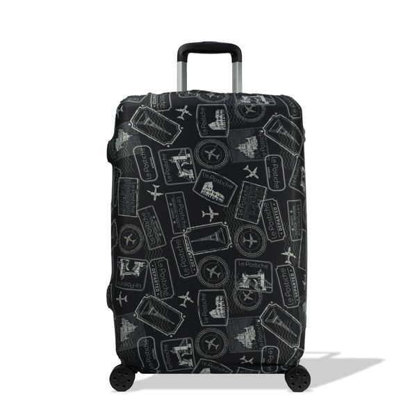 Capa de Mala Tamanho Médio Travel Le Postiche PRETO