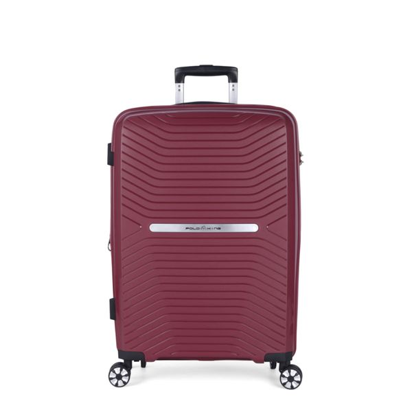 Mala Média 23KG Polipropileno Rodas 360º Tulum Polo King VINHO