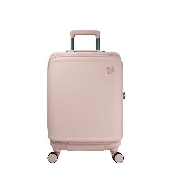 Mala Pequena 10kg Rígida com Rodas 360º Eco Line Echolac ROSA CLARO