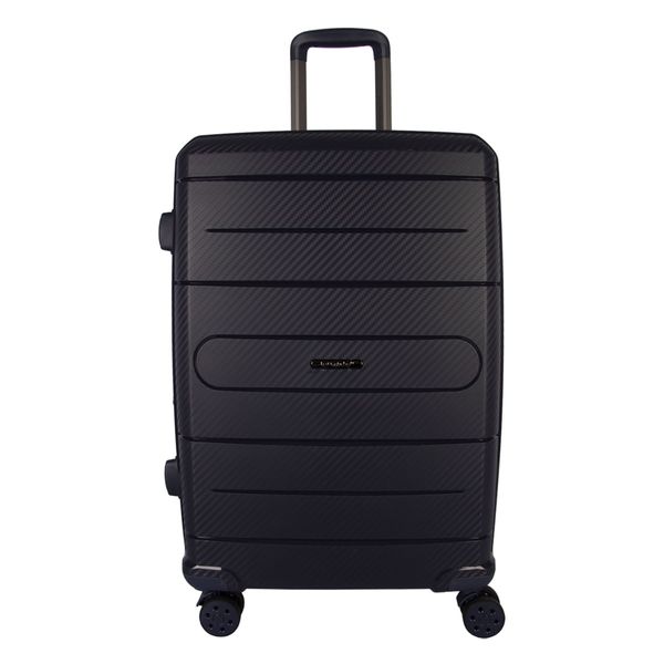 Mala Média 23kg Rígida Rodas Giro 360° Berlim Black Le Postiche AZUL ESCURO