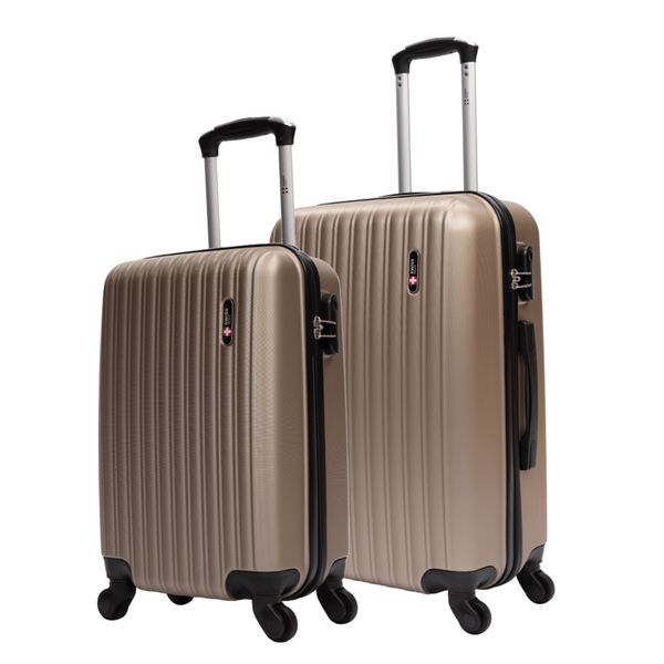Conjunto de malas de viagem P/M Londres Preta Swiss Move Kit de malas de viagem P/M Londres Swiss Move