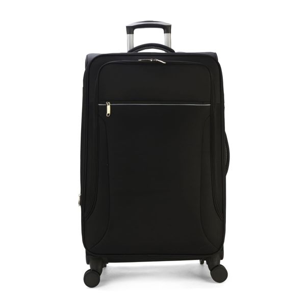 Mala Grande 32Kg Rígida com Rodas Giro 360º Jalapão Polo King PRETO