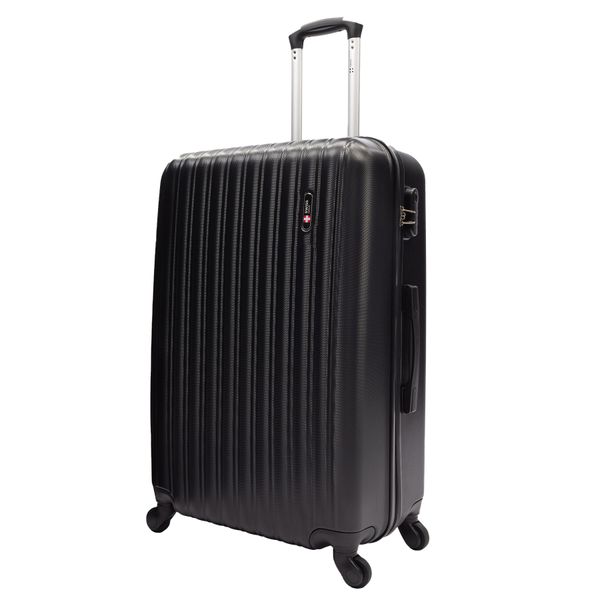 Mala de viagem média 23kg Londres Swiss Move Mala de viagem 23kg média Londres Preta Swiss Move