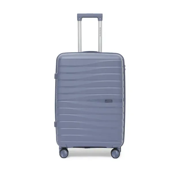 Mala Média 23kg Polipropileno Rodas Giro 360º Moove Seanite AZUL