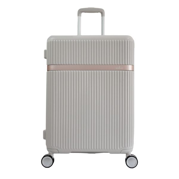 Mala Grande 32kg com Rodas Giro 360º Style Line Echolac OFF WHITE