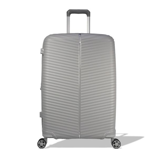 Mala Grande 32kg Polipropileno Rodas Giro 360º Varro Samsonite CINZA