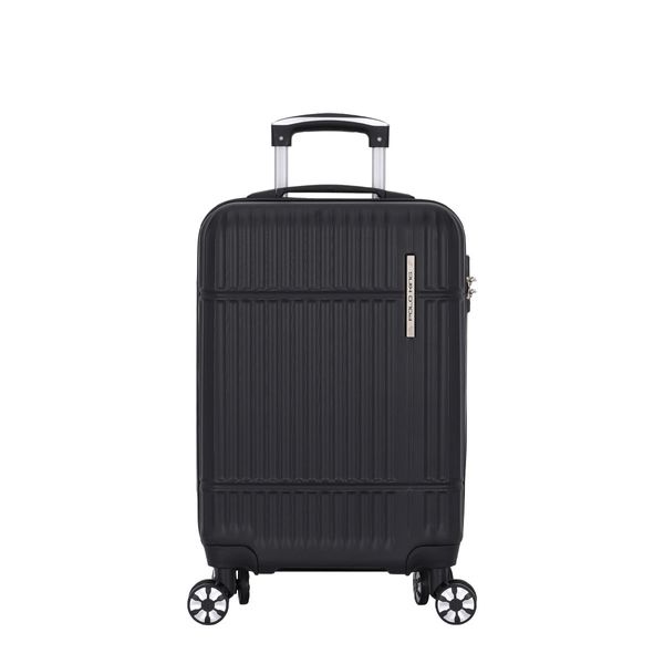 Mala de Viagem Pequena 10Kg Rígida Rodas Giro 360º Shenzhen Polo King PRETO