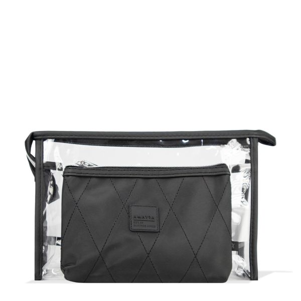 Kit Necesserie Feminina Amayra Preto