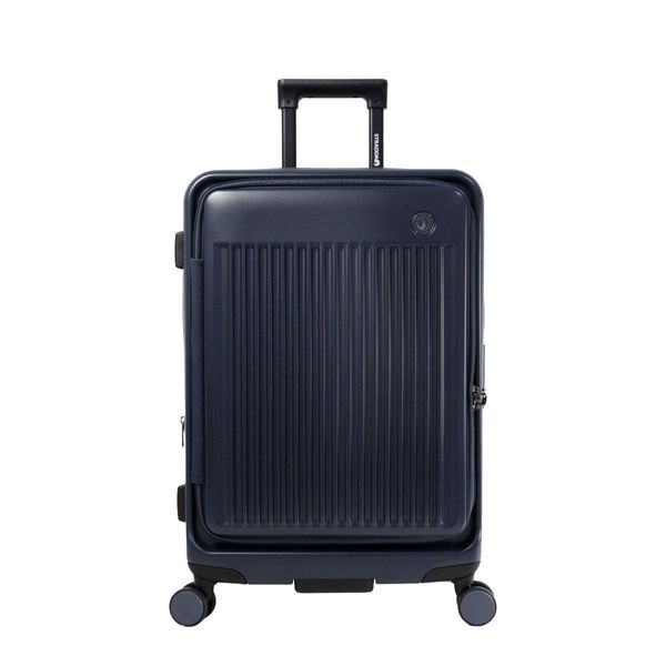 Mala Média 23kg com Rodas Giro 360º Policarbonato Monte Carlo Le Postiche AZUL MARINHO