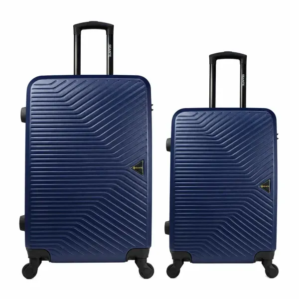 Kit Malas Média e Grande Valence Lock TSA Rodas 360º Seanite Azul