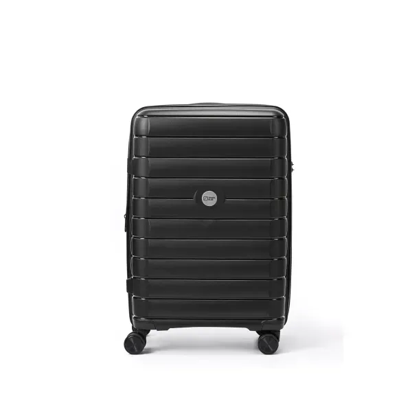 Mala Média 23kg Polipropileno Giro 360º Everest Travel Blue PRETO